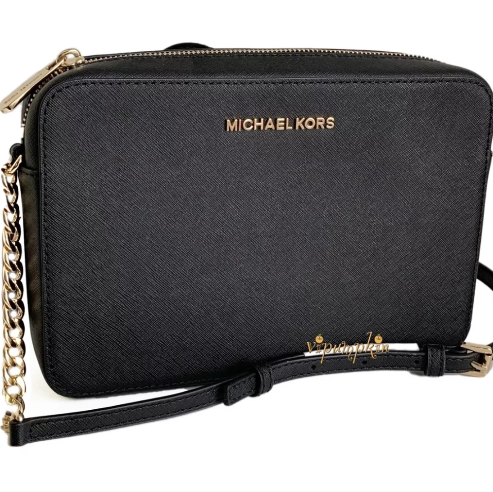 Michael kors jet set large eadt west crossbodyb saffiano